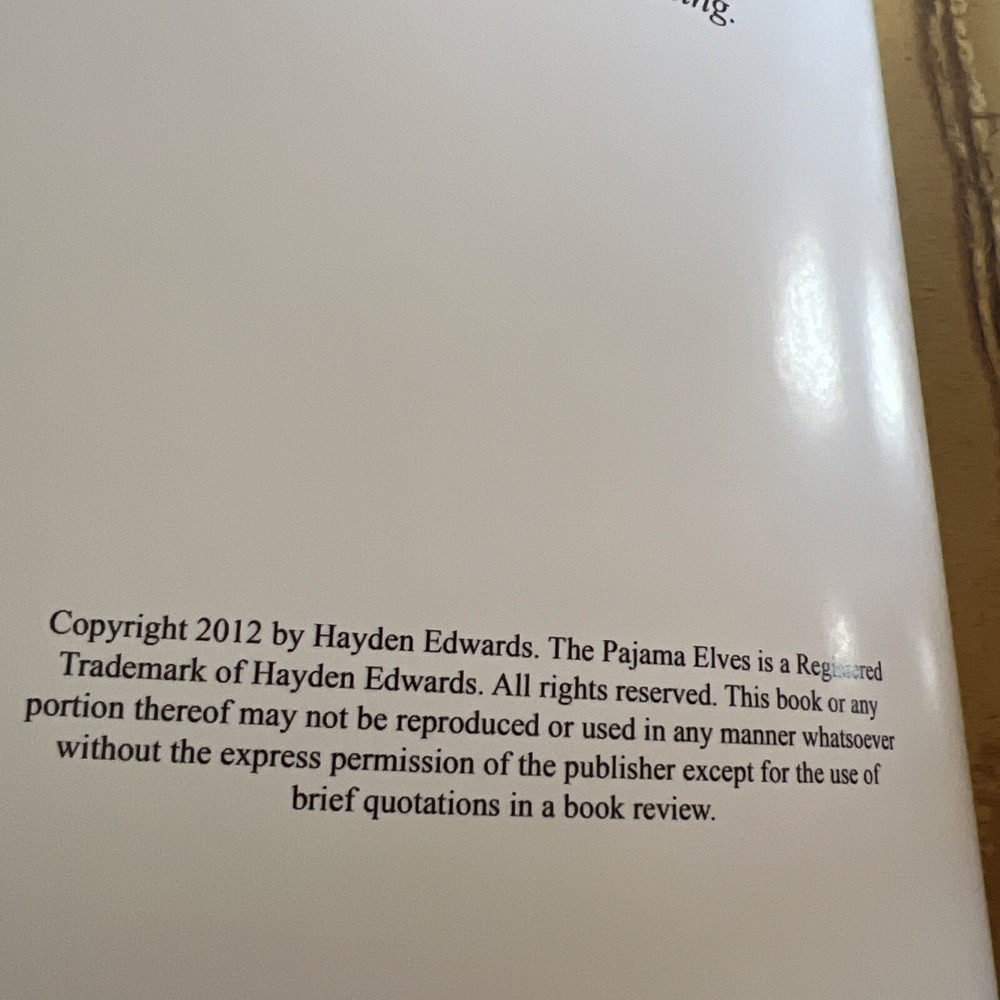 The Pajama Elves By Hayden Edwards Hardcover - Picture 2 of 4